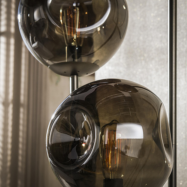 Stojaca lampa 74-50A Stellar 3L Brown Glass