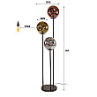 Stojaca lampa 74-50B Stellar 3L Multicolour Glass