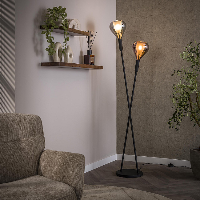 Stojaca lampa 77-19 Wings 2L Multicolour Glass