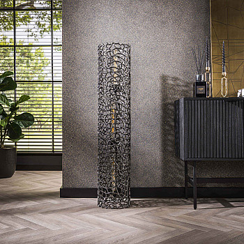 Stojaca lampa 80-45 Weaver 3L Black Aluminium