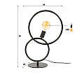 Stolová lampa 70-19 Loop 1L Artic Black