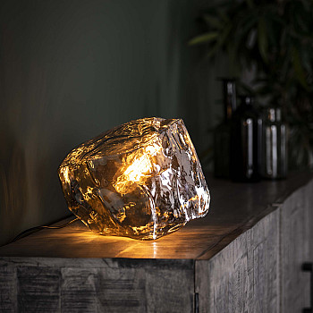 Stolová lampa 72-25 Rock 1L Chrome glass