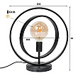 Stolová lampa 83-20 Turn 1L Charcoal
