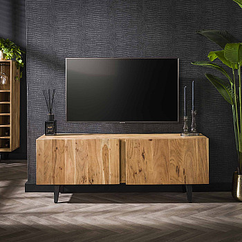 TV-skrinka 28-50 Block 135cm Drevo Acacia TV-skrinka 28-50 Block 135cm Drevo Acacia