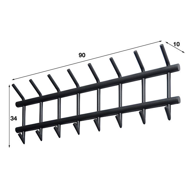 Vešiak 40-32 2x8 Hooks Vešiak 40-32 2x8 Hooks