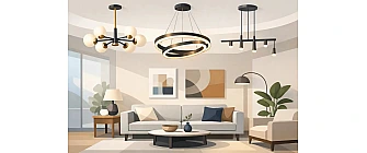Moderné lustre do obývačky: ako vybrať správne