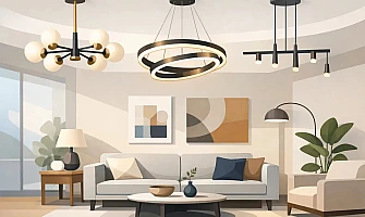 Moderné lustre do obývačky: ako vybrať správne