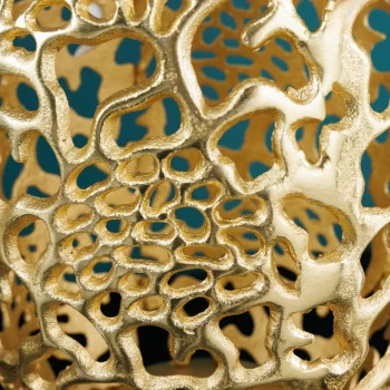 Dekorácia Váza Abstract 43219 Zlatá 40cm