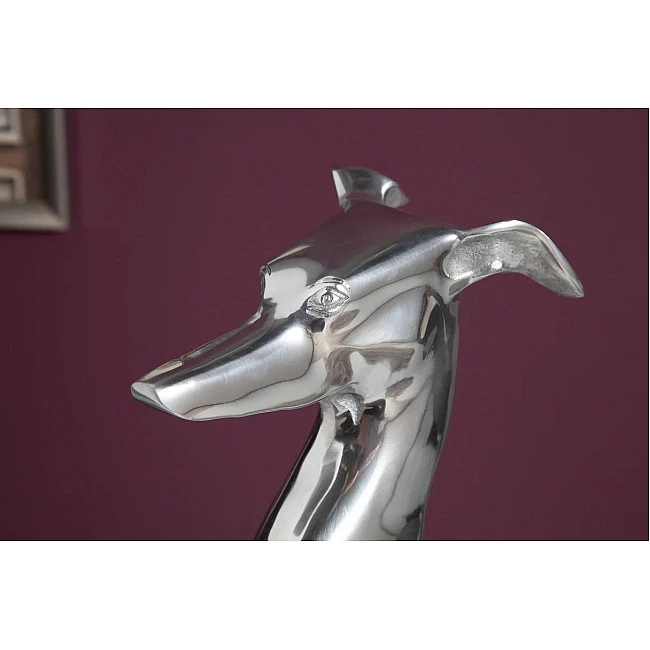Dekorácia Grayhound 8891 Strieborná