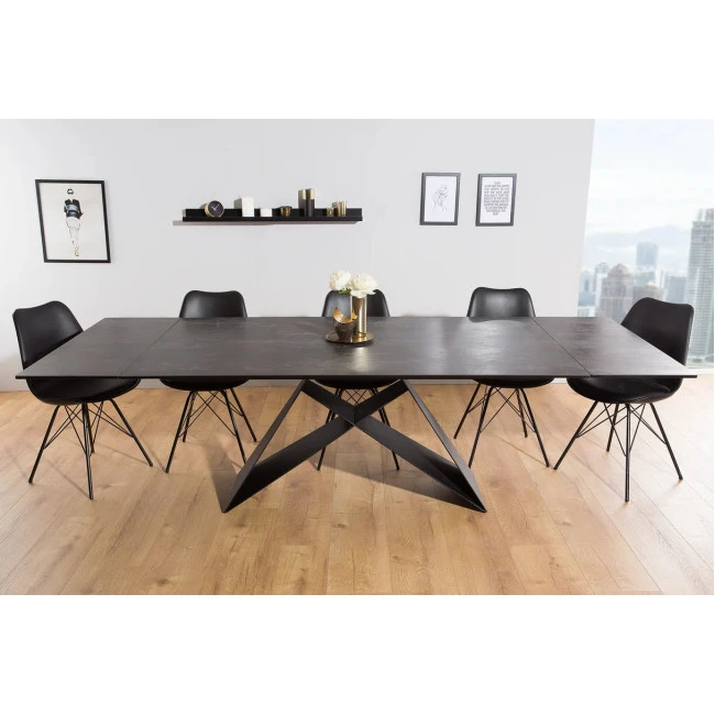 Rozkladací jedálenský stôl 38557 180/260 x 100cm Lava Ceramik