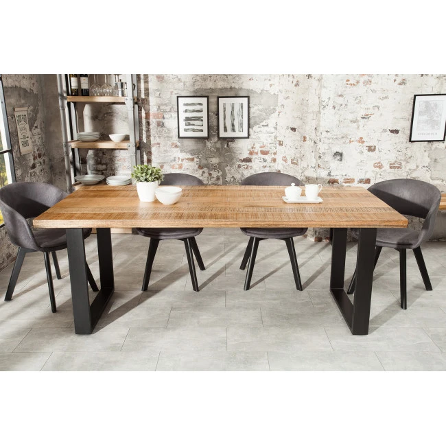 Jedálenský stôl 38660 200x90cm Masív drevo Mango prírodné - Skladom u nás v Žiline - 1Ks