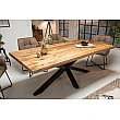 Jedálenský stôl 39443 180x90cm Masív drevo Mango prírodné