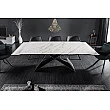 Rozkladací jedálenský stôl 39562 180/260 x 100cm White Look Ceramik