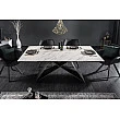Rozkladací jedálenský stôl 39562 180/260 x 100cm White Look Ceramik