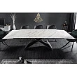 Rozkladací jedálenský stôl 39562 180/260 x 100cm White Look Ceramik