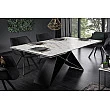 Rozkladací jedálenský stôl 39562 180/260 x 100cm White Look Ceramik