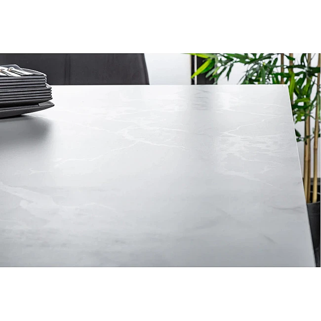 Rozkladací jedálenský stôl 40122 180/220/260 x 90cm White Ceramik
