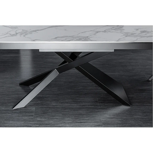 Rozkladací jedálenský stôl 40122 180/220/260 x 90cm White Ceramik