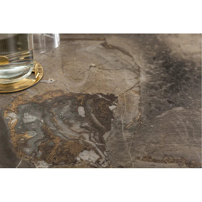 Jedálenský stôl 40668 200 x 100cm Marble Look Taupe Ceramik
