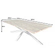 Jedálenský stôl Barracuda 43625 220x100cm Masív drevo Teak