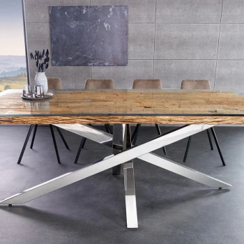 Jedálenský stôl Barracuda 43625 220x100cm Masív drevo Teak