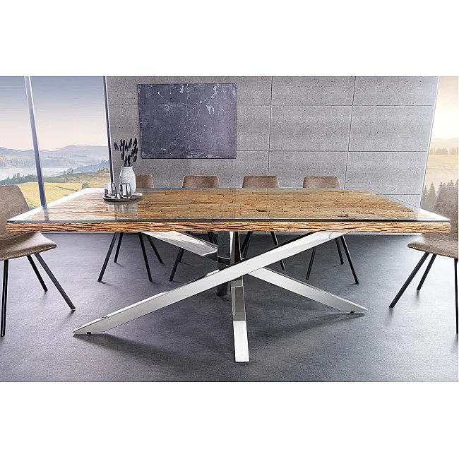 Jedálenský stôl Barracuda 43625 220x100cm Masív drevo Teak