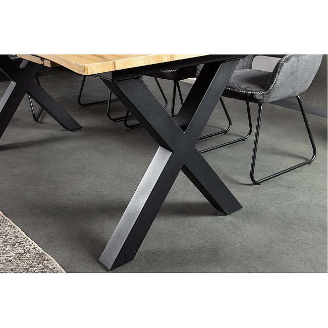 Rozkladací jedálenský stôl 45078 160/200x90cm Divoký dub fólia