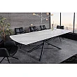 Rozkladací jedálenský stôl Mikado 46495 180/230x90cm Ceramik white marble
