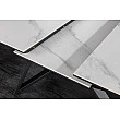 Rozkladací jedálenský stôl Atlas 46497 160/200x90cm Ceramik white marble