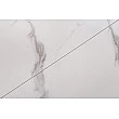 Rozkladací jedálenský stôl 46498 Concord 180/230 x 90cm White marble Look Ceramik
