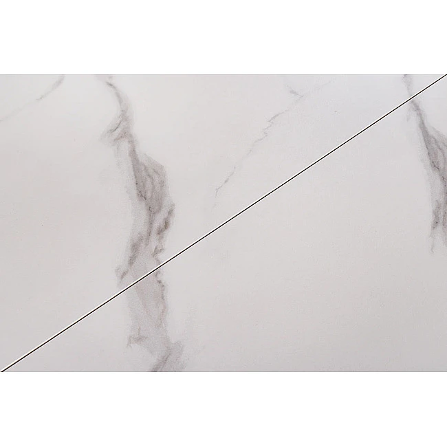 Rozkladací jedálenský stôl 46498 Concord 180/230 x 90cm White marble Look Ceramik