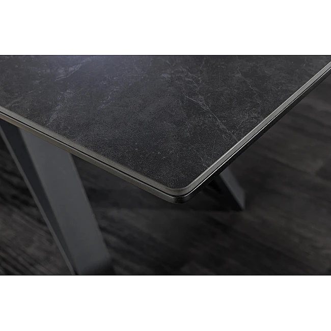 Rozkladací jedálenský stôl Atlas 46500 160/200x90cm Ceramik graphite marble
