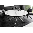 Rozkladací jedálenský stôl Mikado 46503 120/160x90cm Ceramik white marble