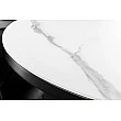 Rozkladací jedálenský stôl Mikado 46503 120/160x90cm Ceramik white marble