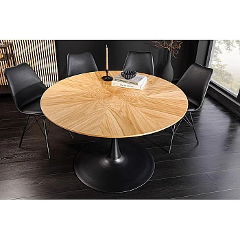 Jedálenský stôl 46559 Atelier Ø120cm Natural Dub Dyha