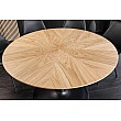 Jedálenský stôl 46559 Atelier Ø120cm Natural Dub Dyha