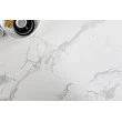 Jedálenský stôl 41088 200 x 100cm Marble Look White Ceramik