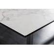 Jedálenský stôl 41088 200 x 100cm Marble Look White Ceramik