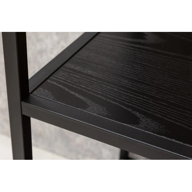 Knižnica/Regál 42021 77cm Slim Line  Čierny jaseň
