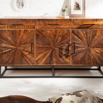 Komoda 40525 160cm Wood Art Drevo Mango Hnedá