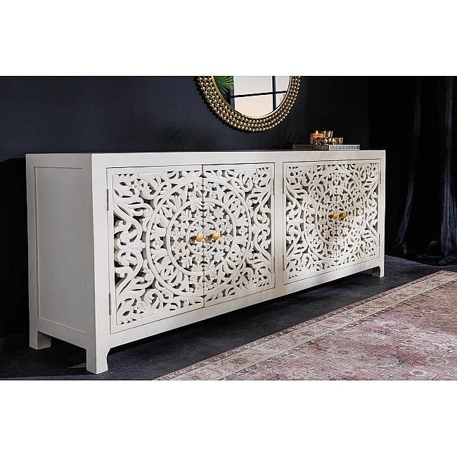 Komoda 43852 Marrakech 170cm Drevo Mango Biele