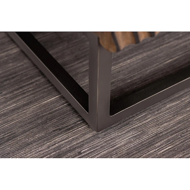 Komoda 44580 Zen Circle 180cm Drevo Mango Hnedá-Čierna