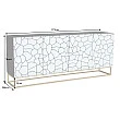 Komoda 44651 Vulcano 177cm Drevo Mango