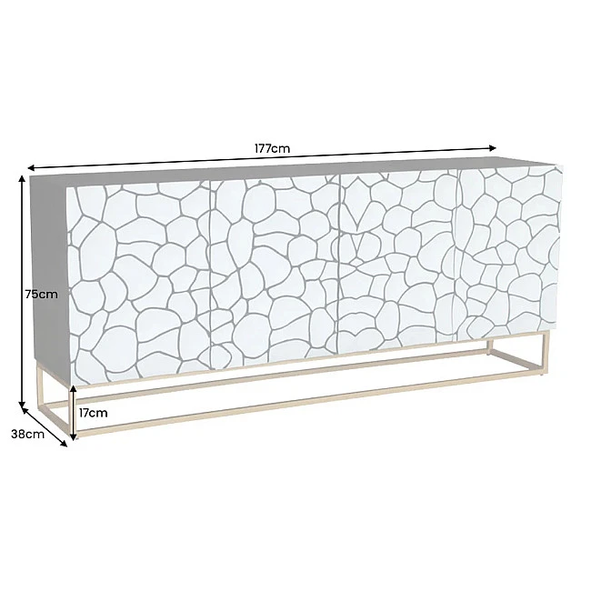 Komoda 44651 Vulcano 177cm Drevo Mango