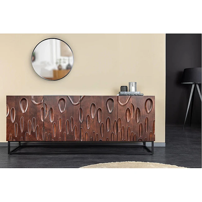 Komoda 45596 Dune 175cm Drevo Orech Tmavo hnedá