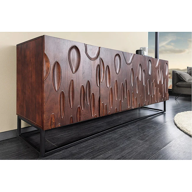 Komoda 45596 Dune 175cm Drevo Orech Tmavo hnedá