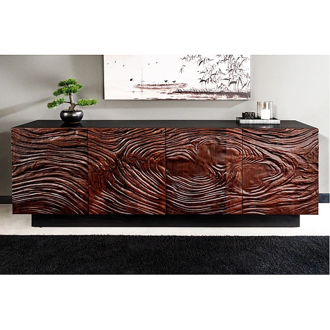 Komoda 45599 Fluid 175cm Drevo Orech Tmavo hnedý