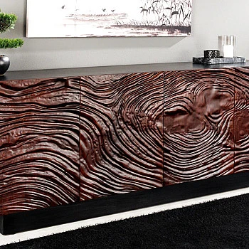 Komoda 45599 Fluid 175cm Drevo Orech Tmavo hnedý
