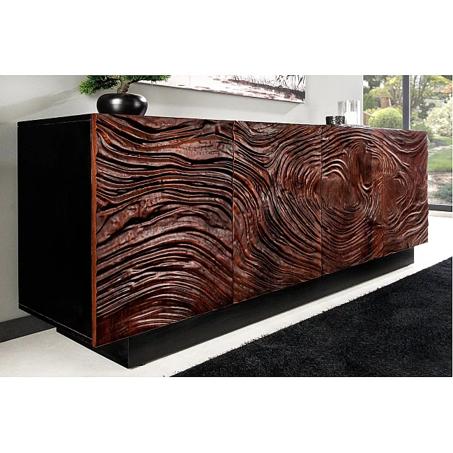 Komoda 45599 Fluid 175cm Drevo Orech Tmavo hnedý