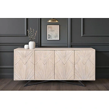 Komoda 45881 170cm Metropolitan Drevo Mango Bielené